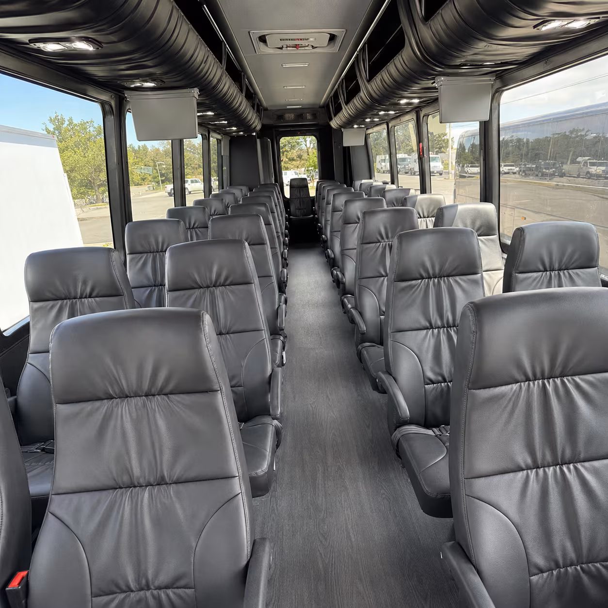 25 passenger minibus inside