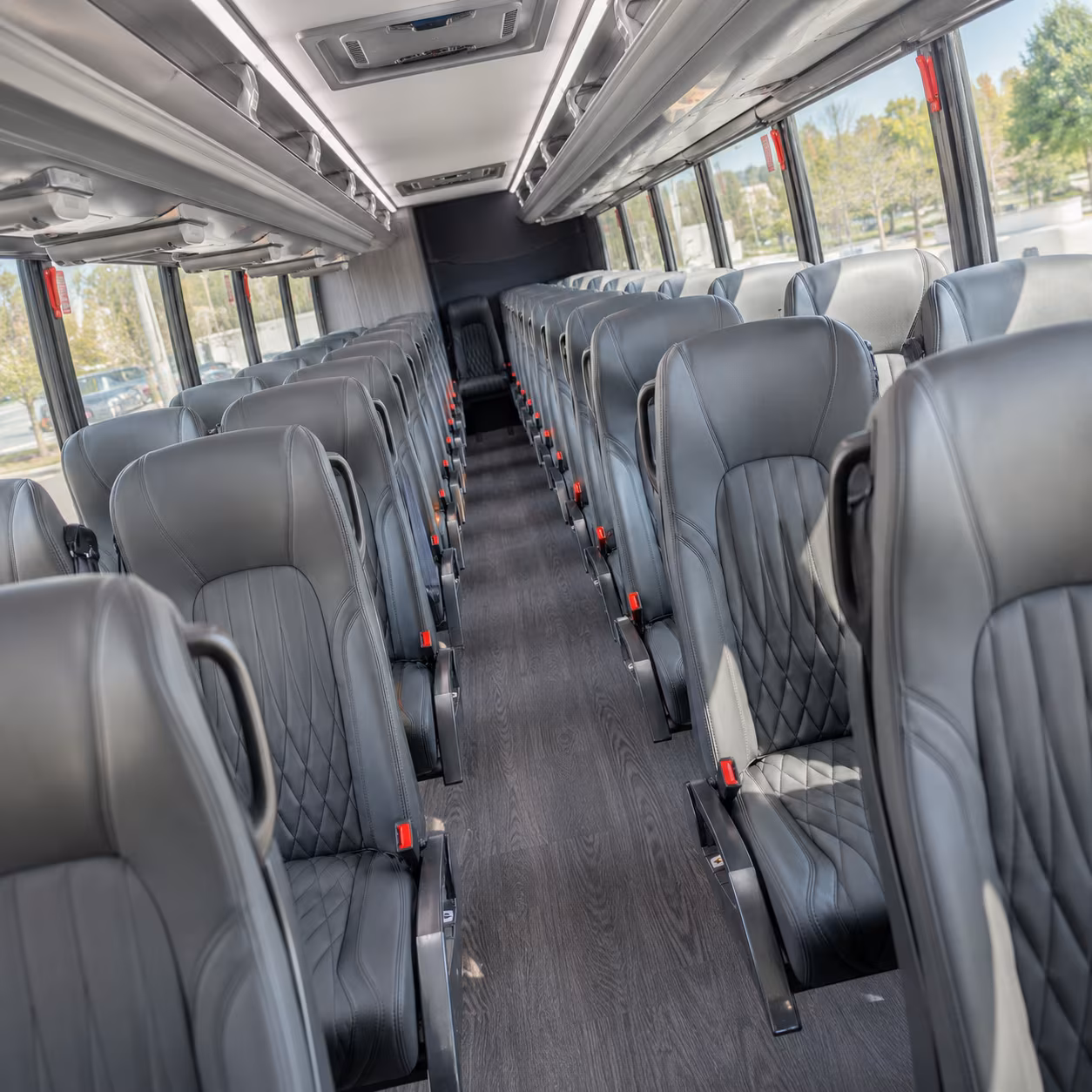 25 passenger minibus interior