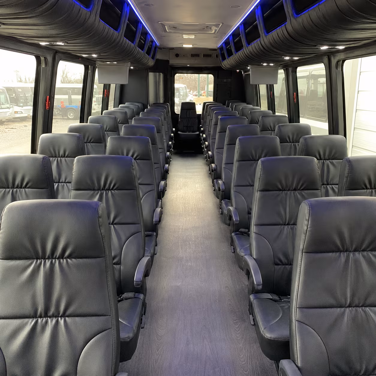 30 passenger minibus inside