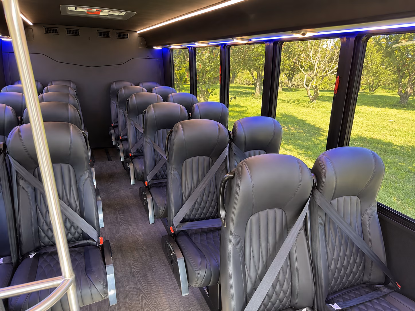 charter buses for weddings at lake belton and bell county venues