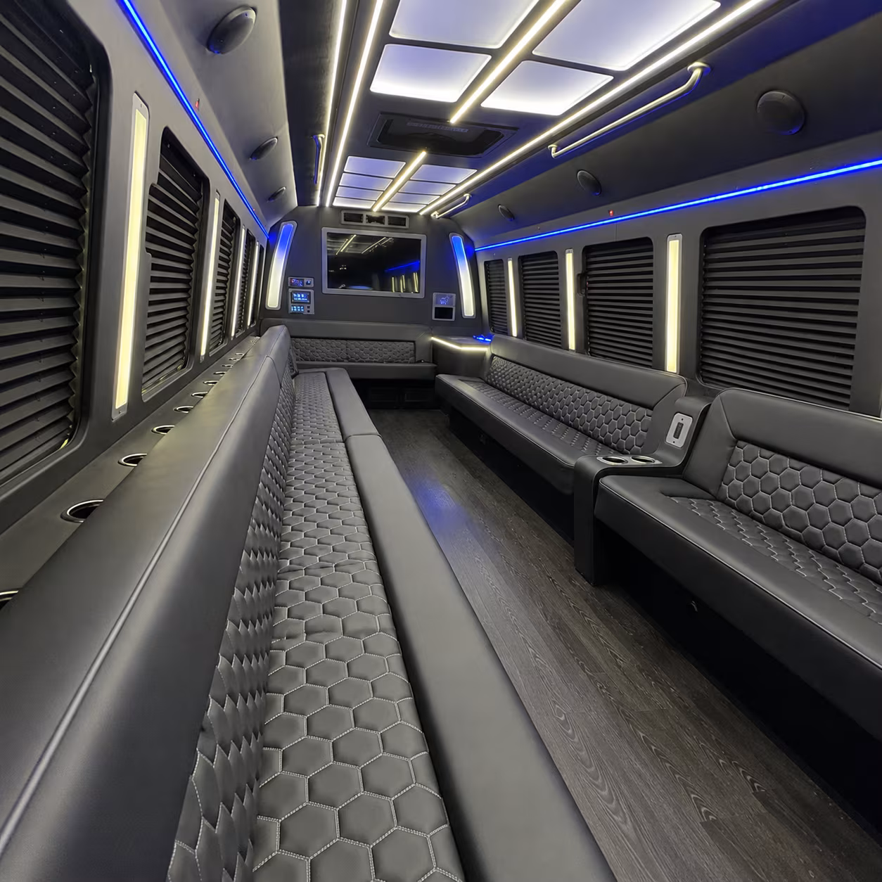 temple party bus inside
