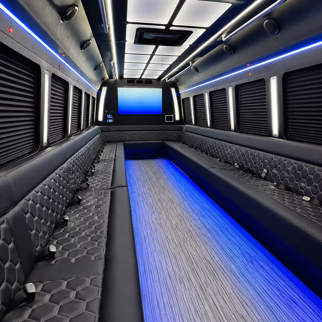 temple party bus interior