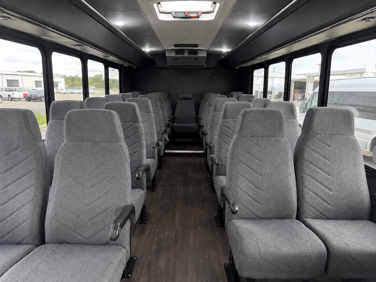 temple school event transportation onboard seating
