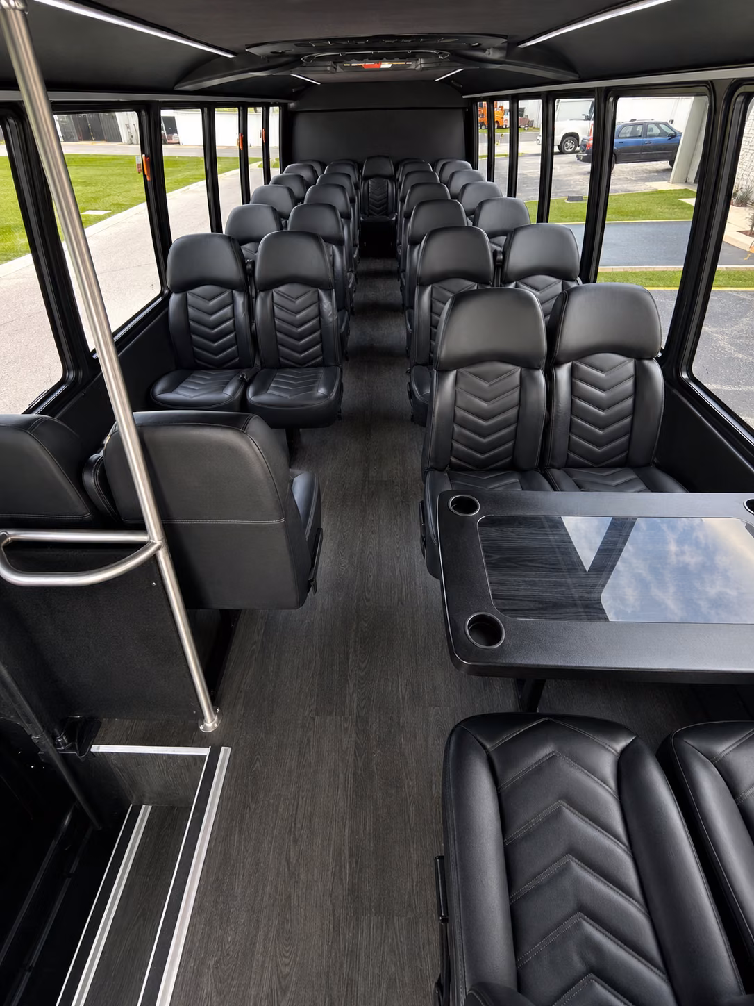 temple sporting event transportation onboard seating