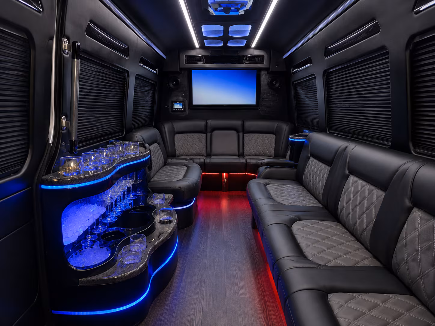 temple sprinter limousine interior