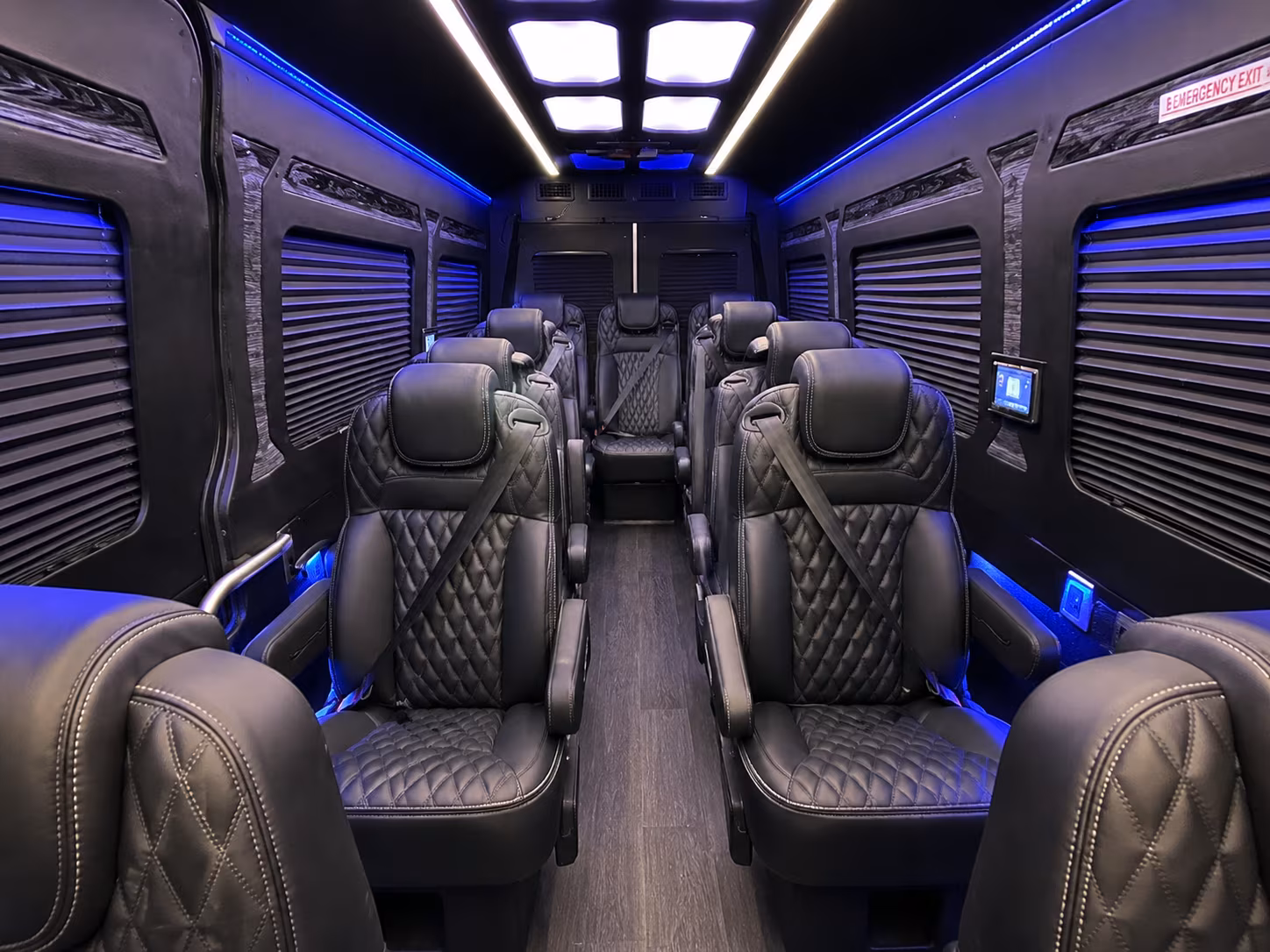 temple sprinter van with driver interior